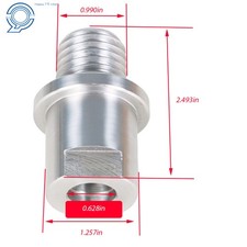 Converts 5/8" Shopsmith to 1" × 8tpi Lathe Headstock Spindle Adapter