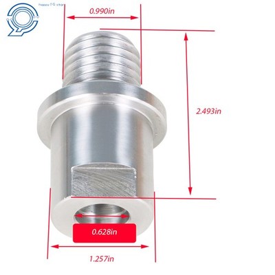 Converts 5/8'' Shopsmith to 1'' × 8tpi Lathe Headstock Spindle Adapter