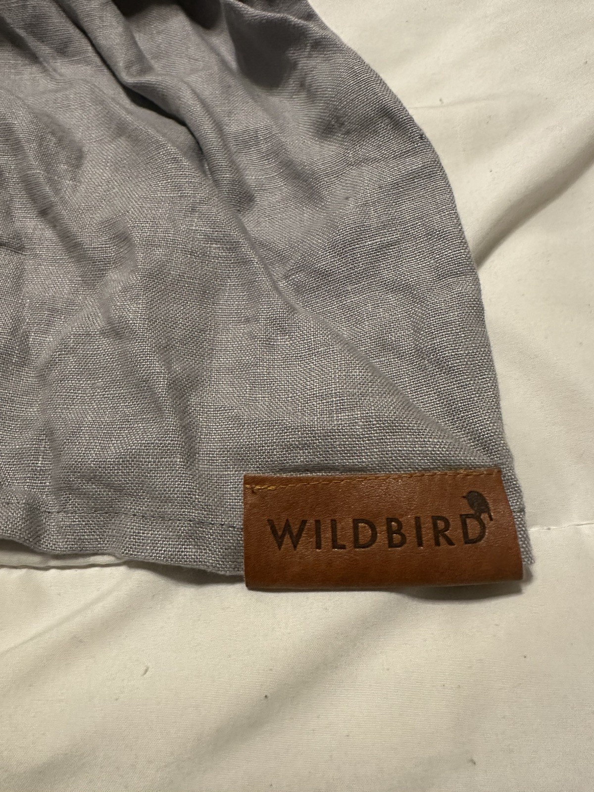 WILDBIRD Ring Sling Baby Carrier Wrap, Silver Rings Gray Lin