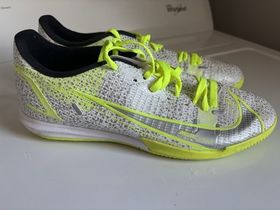 Nike Mercurial Vapor 14 Academy IC White Silver Volt Men's Size 10.5  CV0973-107