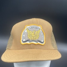 Vintage Carhartt Centennial Trucker Hat 1889-1989 Made in USA Patch Mesh Cap
