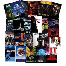 Horror/Scary Movie Poster Stickers, Matte Finish, Halloween Horror, Thriller