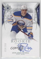 2021 Upper Deck Ultimate Collection Rookies /299 John-Jason Peterka JJ Auto gz3