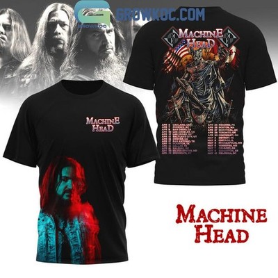 Machine Head 2025 Celebrating The Tour The Legends All size Shirt A591