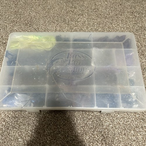 Bass Pro Shops Tackle Box Full Of Jigs & Jig Skirts For Making Jigs - Picture 9 of 9