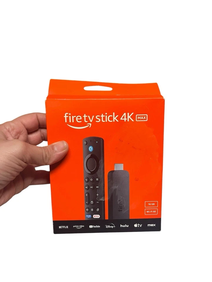 AMAZON FIRE TV Stick 4K MAX, 2.0 GHz, Wi-Fi 6E 16GB streaming device NEW SEALED - Image 2 of 4