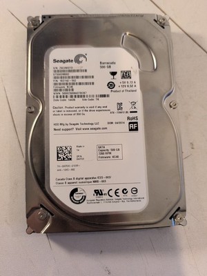 Seagate  ST500DM002-1BD142  SATA 500GB 3.5'' 6Gb/s 7200RPM HDD Free US Shipping