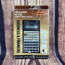 SHARP EL-733A Scientific Financial and Graphi...