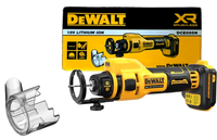 Dewalt Akku-TrockenbaufräSe FüR Gipskartonplatten +Absaughaube FräSer DCE555N-XJ