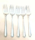 VTG 1922 Towle "Lady Constance" Sterling Silver~5 Salad Forks 5.3 Oz