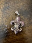 Chrome Hearts Style Pendant Rubies Sterling Silver — photo 1