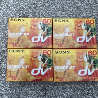 4 x Sony Premium Mini DV Digital Video Tapes 60 Min LP90 (New & Sealed)