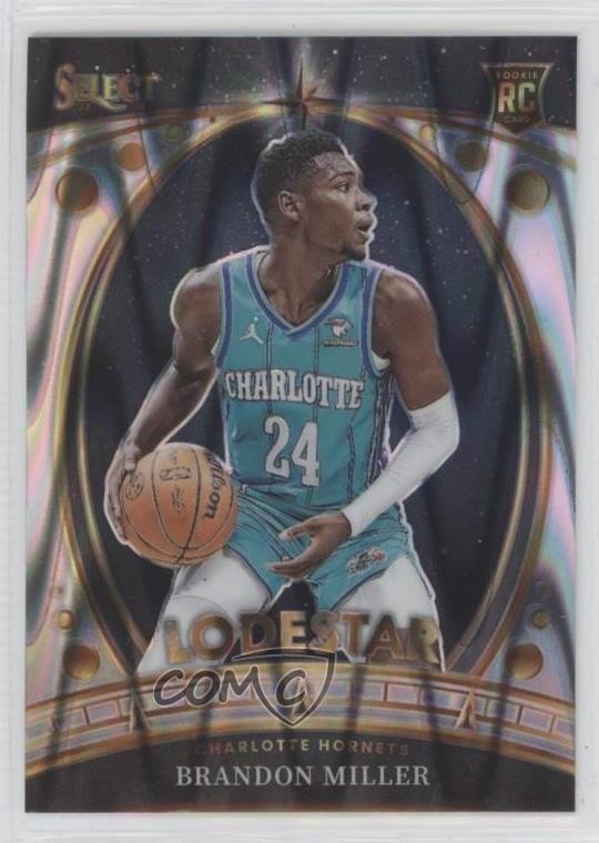 2023-24 Panini Select Lodestars Tectonic Prizm Brandon Miller #3 c2t
