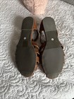 Women Size 9 Brown Flat Weaved Flat Sandals — photo 2