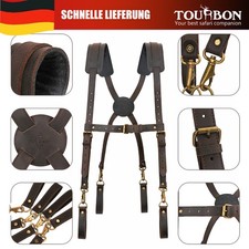 TOURBON Leder-Werkzeuggürtel, Hosenträger, ...