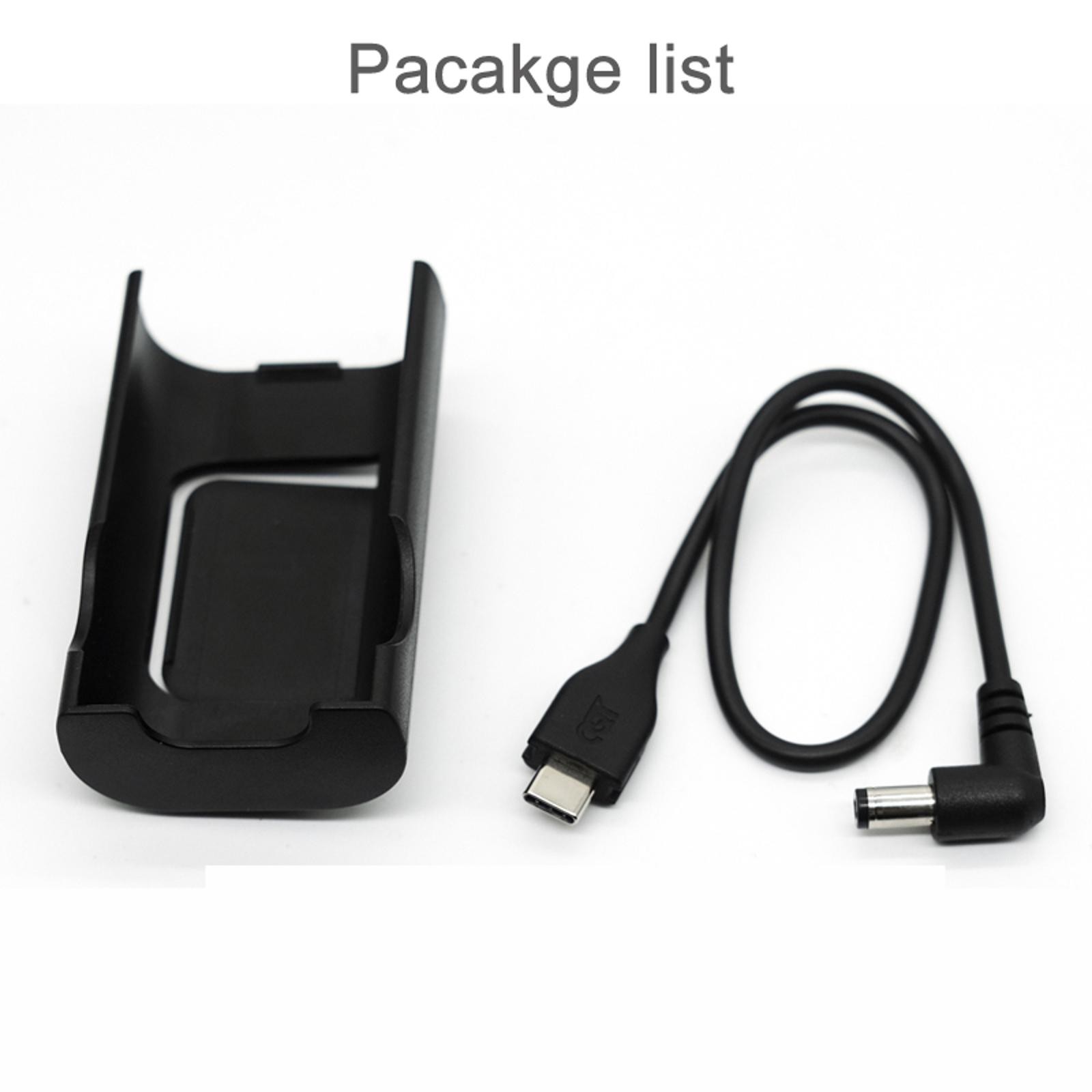 Power Charging Cable+Plastic Battery Case For DJI FPV Combo Goggles V2 Glasses