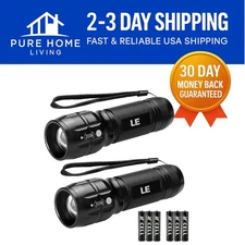 Compact Waterproof LED Flashlight 140 Lumens - Ideal for Outdoor Adventures