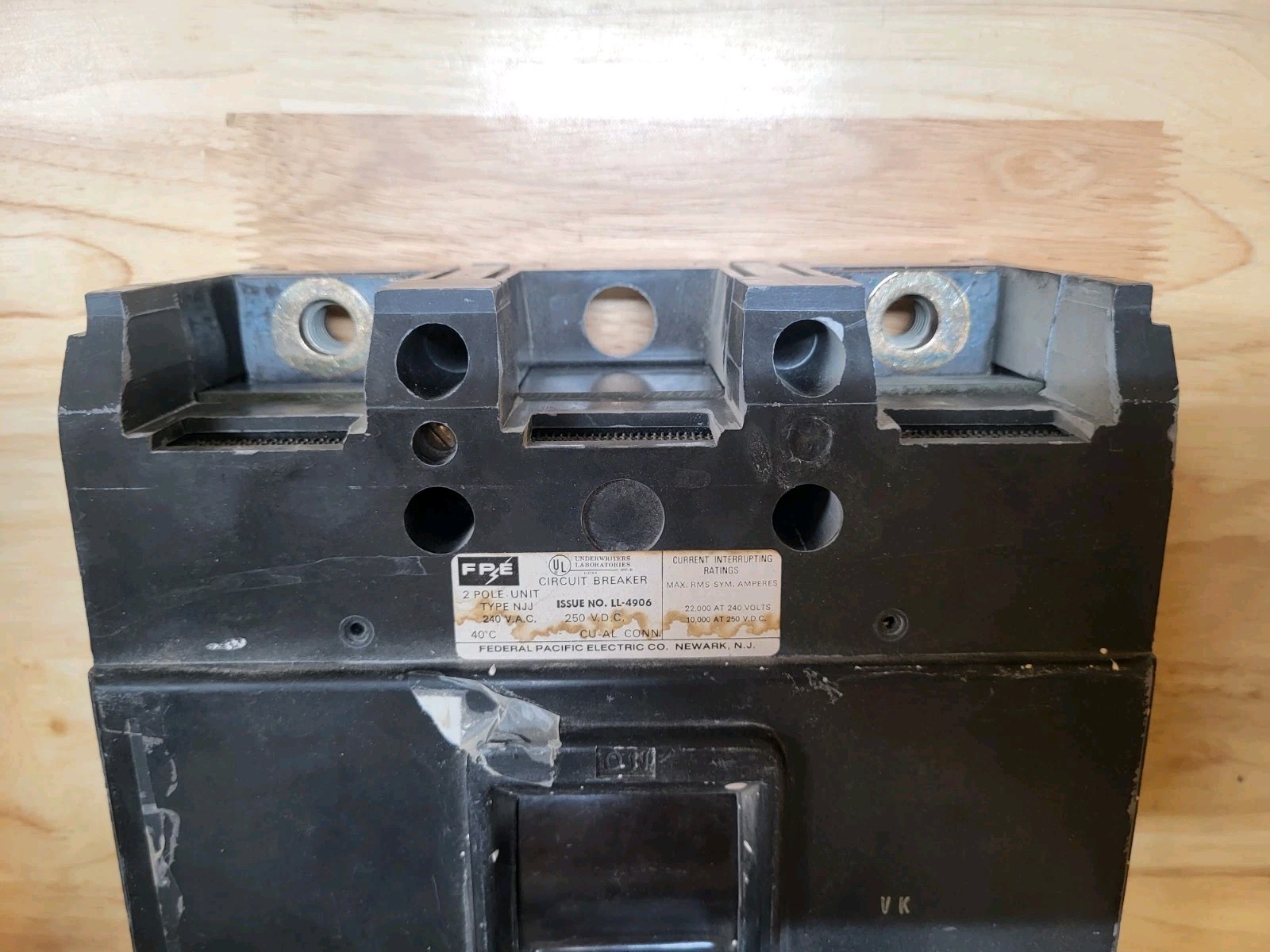 FPE 400 Amp 2 Pole Circuit Breaker, Type NJJ, 240 V