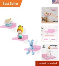 Charming 5 Inch Floating Shelves Set - Perfect for Bedroom, Bathroom, Office