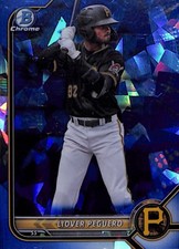 Liover Peguero 2022 Bowman Chrome Sapphire BCP-34 Pittsburgh Pirates