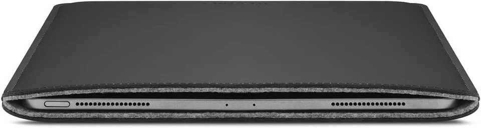 WOOLNUT Matte PU Sleeve Cover Case for iPad Pro 13 inch & iPad Air 13 - Black, w - Image 4 of 4