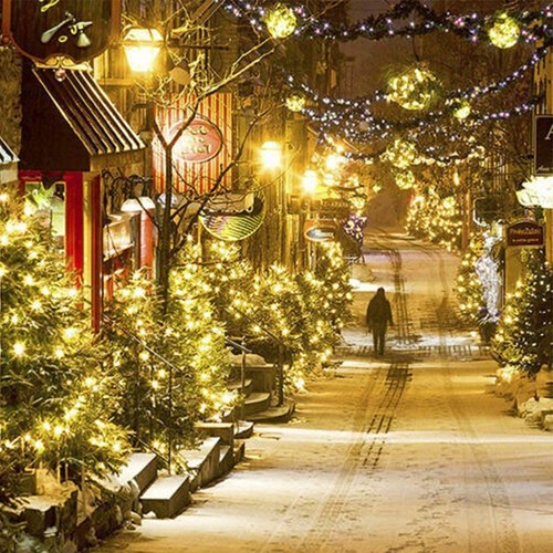 66ft Mini Luci Decorative Natalizie, 200 LED Filo Verde Fata Stringa Stellata... - Foto 7 di 7