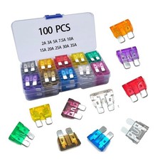50- 300Pcs Car Fuse Assortment Kit Mini Blade Standard Automotive Fuses Set