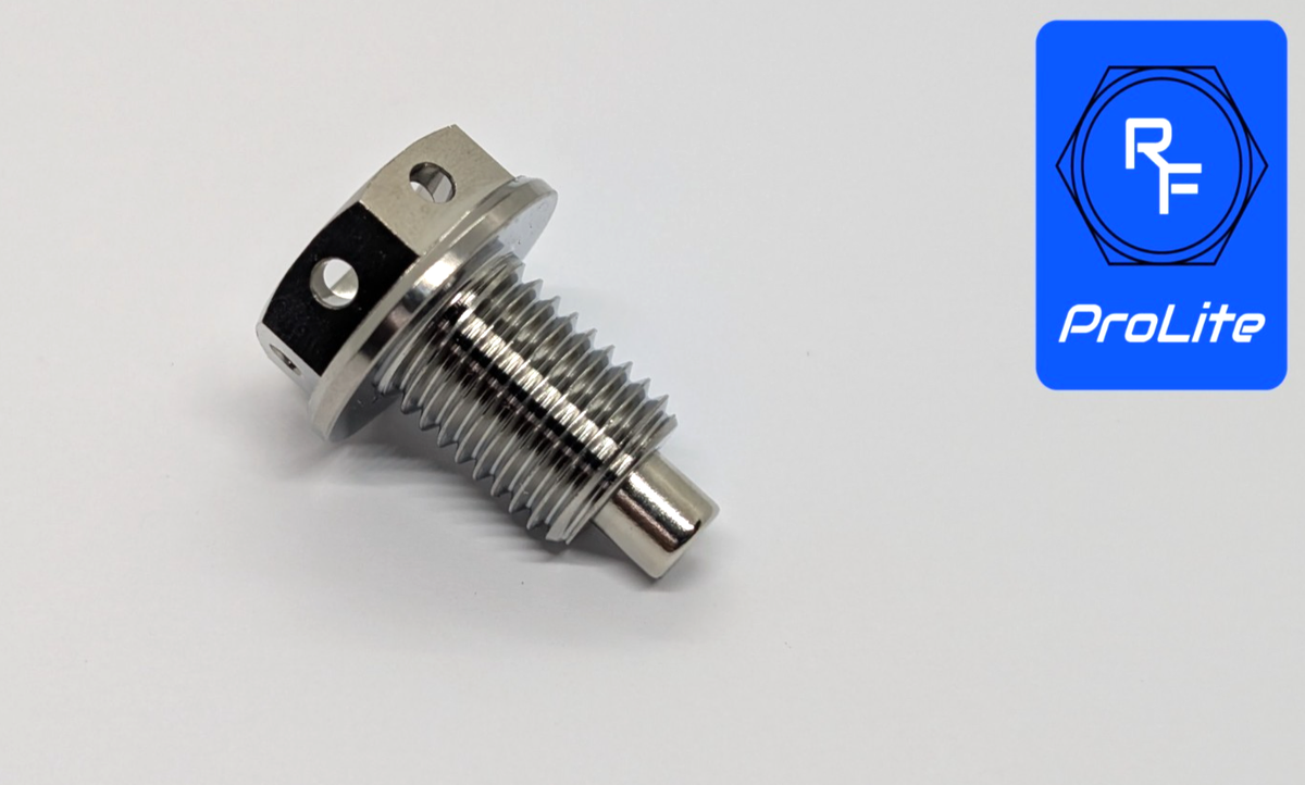 RENページ Kawasaki ZX6R ZX6RR Titanium sump plug magnetic drilled hex head