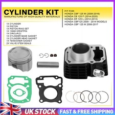 125cc Motorcycle Barrel Cylinder Kit For Honda CBF 125 Piston Gaskets 08 to 16