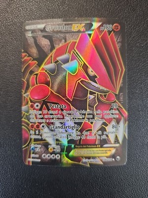 Groudon EX 106/108 Dark Explorers Full Art Ultra Rare LP Italian