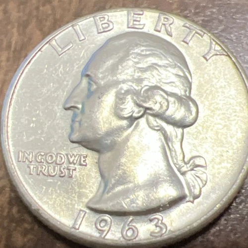 1963 UNC Washington Quarter Actual Coin Please Checkout  My Other Inventory