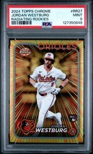 2024 Topps Chrome Update #RR-27 Jordan Westburg Radiating Rookies PSA 9