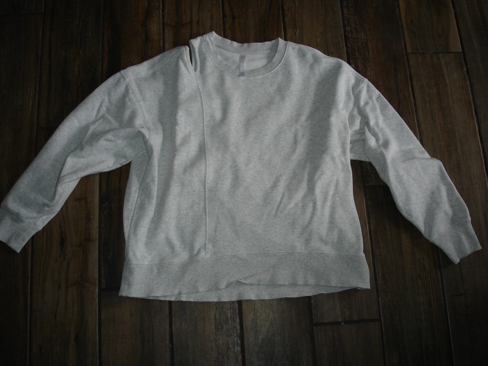 Fabletics ash gray women's (M) medium split shoul… - image 1