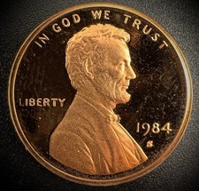 1984-S Lincoln Memorial Cent PROOF Coin Penny