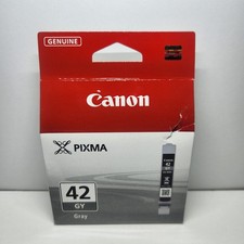 Genuine Canon 42 GY CLI-42GY Gray Ink Tank Cartridge For Pixma Pro-100 NEW