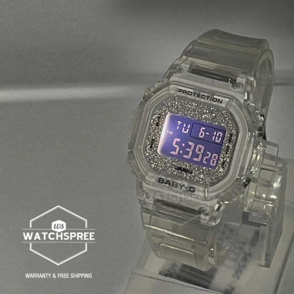 Casio Baby-G Glitter Colours Series Transparent Resin Band Watch BGD-565GC-7 - image 3 of 3