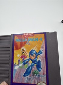 Mega Man 4 (Nintendo NES, 1992) Authentic Cart Tested
