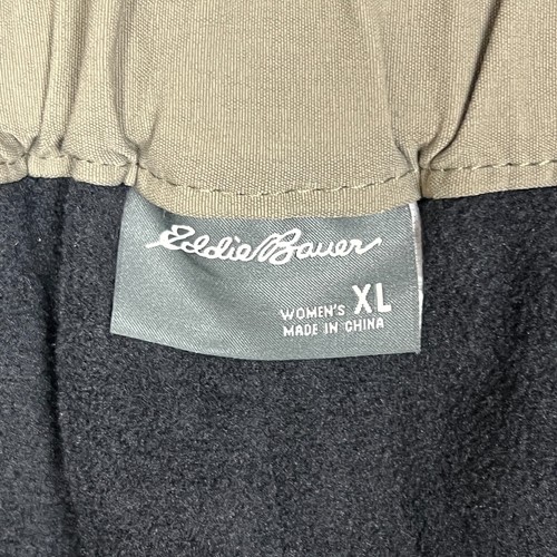 Eddie Bauer Pants Women's Size XL Micro Fleece Lined Zip Pocket Hiking Winter - Picture 17 of 19