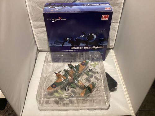 HOBBY MASTER HA2315 BRISTOL BEAUFIGHTER Mk.1c MALTA 1:72 DIE-CAST BOXED V.G.C - Picture 2 of 12