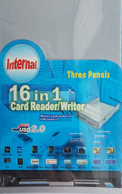 Card Reader | Writer | 16 in 1 | 3,5'' | Neu