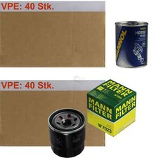 40x Original MANN Ölfilter W 7023 + 40x SCT Motor Flush Motorspülung