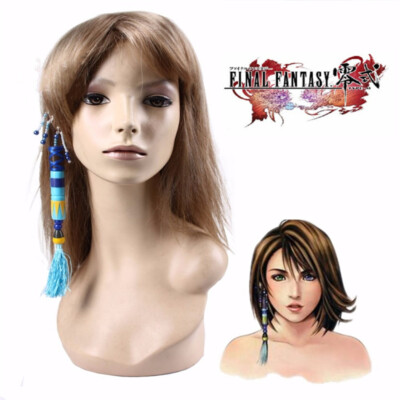 Final Fantasy X Yuna Cosplay Earrings Set 4pcs Ear Clip Eardrop
