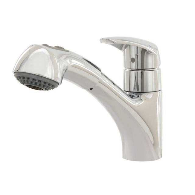 Grohe Eurodeck Kitchen Faucet 33 896 L00 White Solid Brass W Hand