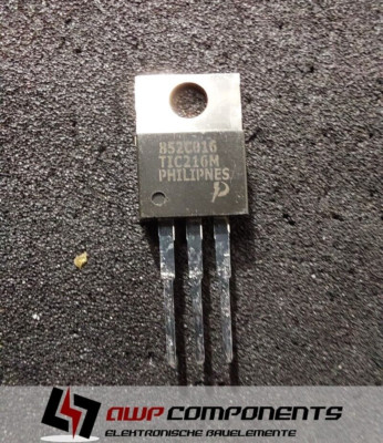 (5 Stk.) TIC216M - Thyristor TRIAC 600V 6A 3-Pin TO-220 - Power Innovations