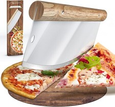 Premium Pizzamesser aus Edelstahl mit hochwer...