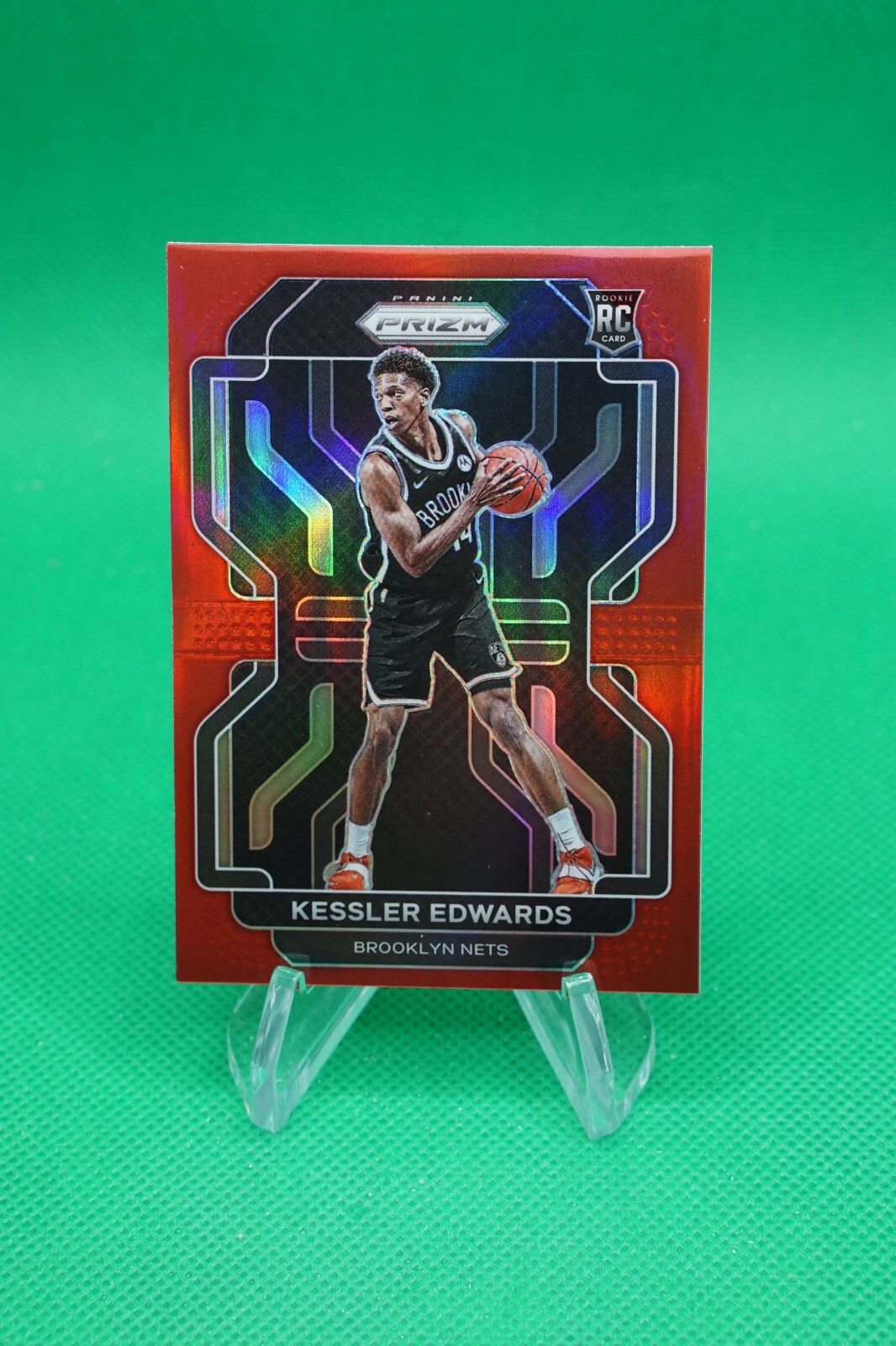 2021-22 Prizm Base Prizms Red SP /299 #284 Kessler Edwards BG6