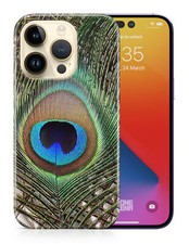 CASE COVER FOR APPLE IPHONE BEAUTIFUL PEACOCK BIRD FEATHERS 2