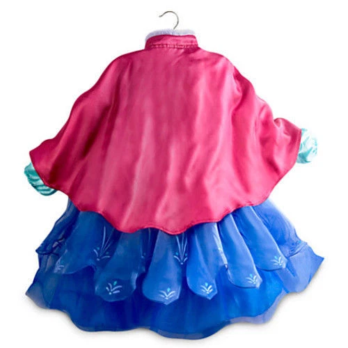Novo com etiquetas Disney Store Princesa ANNA Fantasia Folclórica Vestido Capa Frozen 9/10 - Imagem 2 de 3