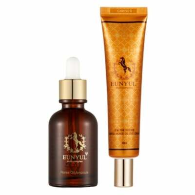 Eunyul Horse Oil Ampoule + Eye Cream Set - FREE SHIPPING