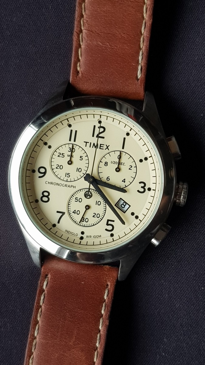 Timex T2M468 Classic Indiglo Chronograph Watch